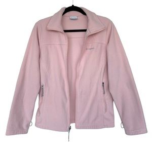 Columbia Interchange Fleece Zip Jacket Peach Size Medium